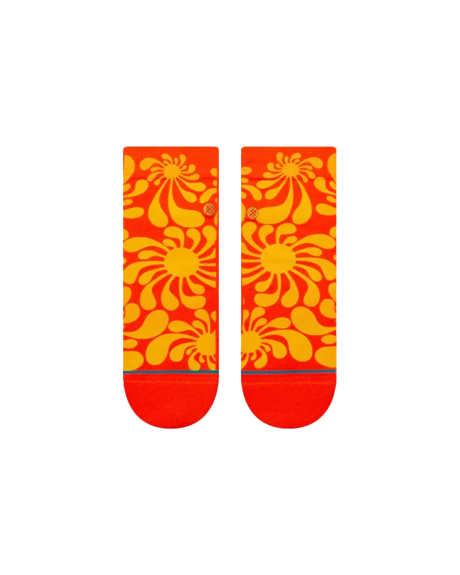 Lauryn Alvarez Quarter Socks in Orange