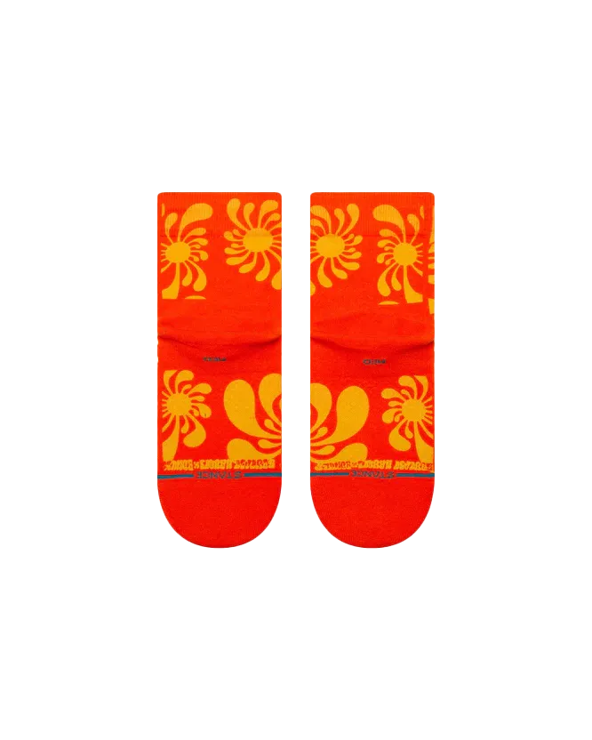 Lauryn Alvarez Quarter Socks in Orange