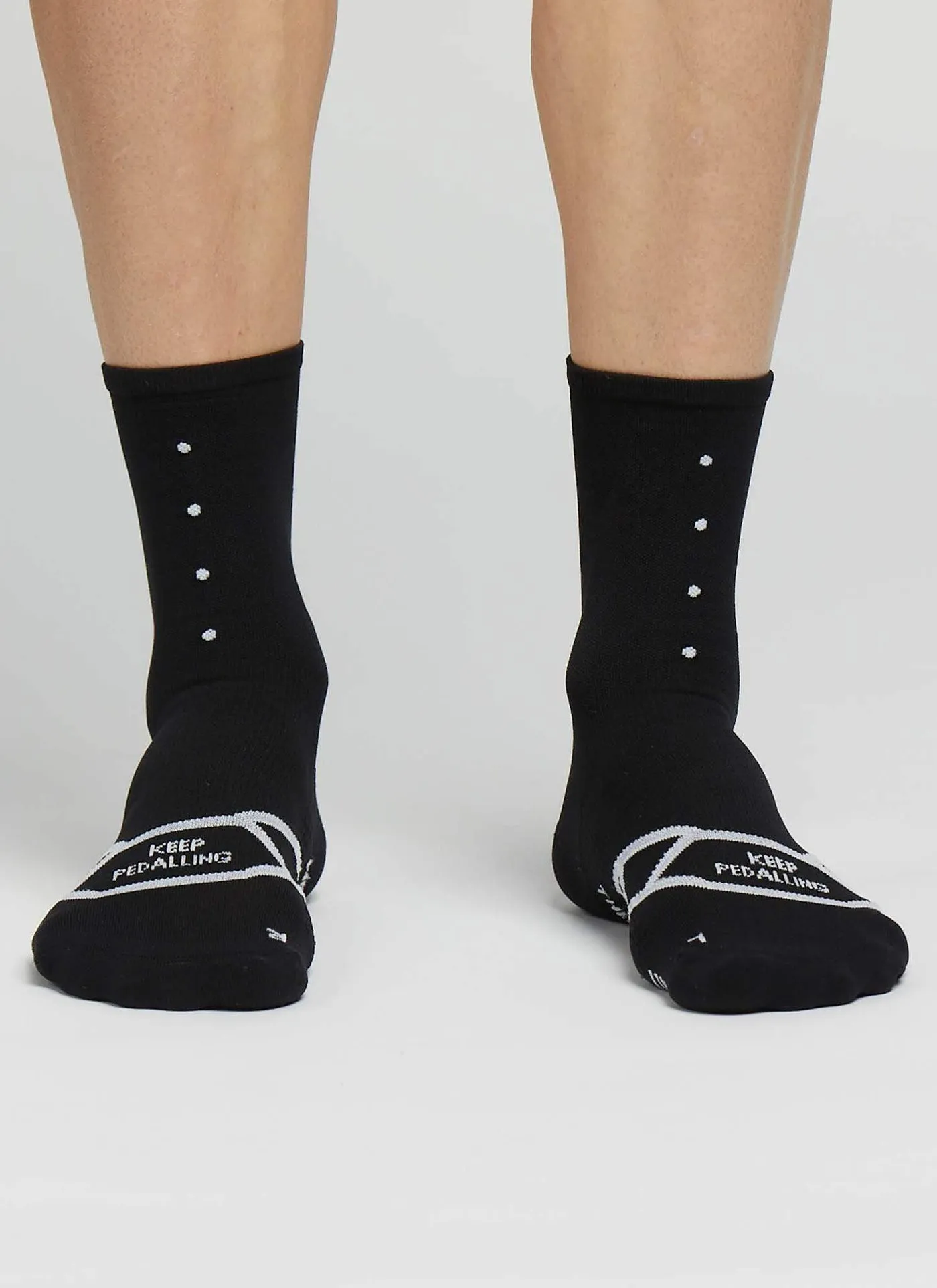 Lightweight / 3 Pack Merino Wool Socks - Black