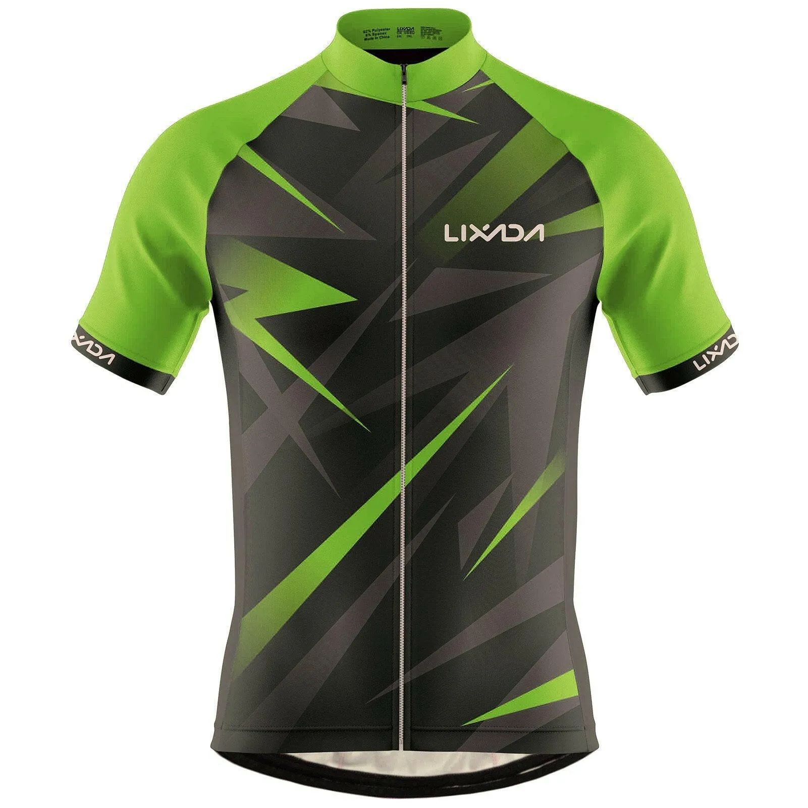 Lixada Men Cycling Jersey Breathable Short Sleeve Bike Shirt and Padded Shorts MTB Bicycle Clothing Suit