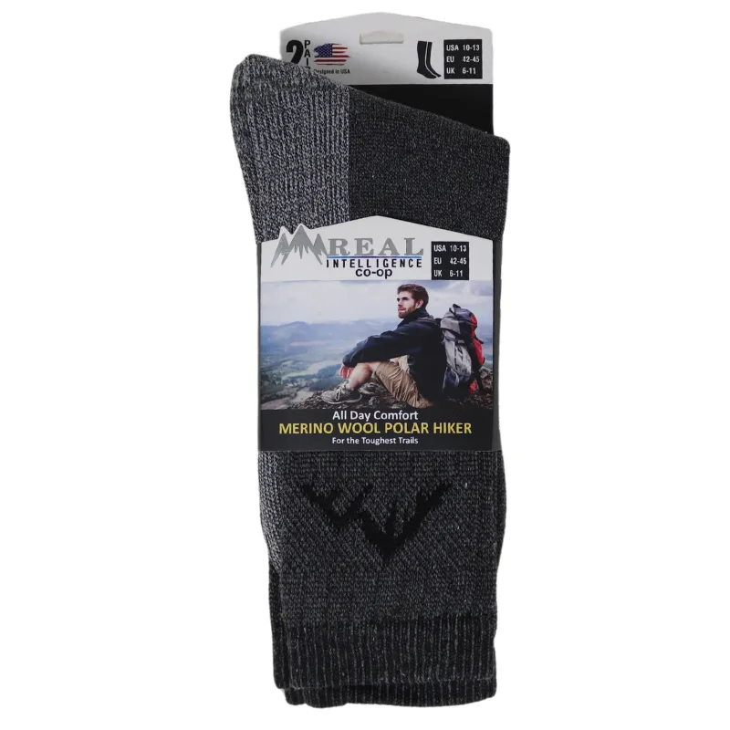 McGuire Gear Wool Blend Hiking Socks— Size 10-13