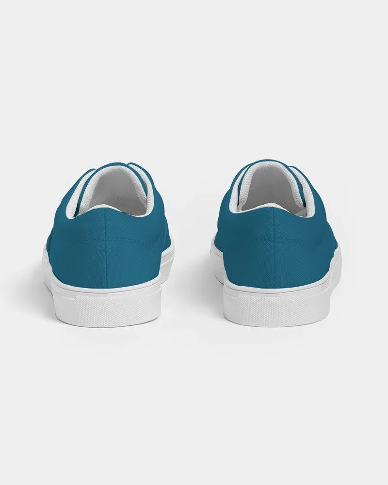 Medium Dark Cyan Women's Canvas Sneakers | Women's | Medium Dark Pure Cyan | C100M0Y0K60