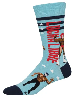 Men’s SockSmith Lucha Libre Socks – Colorful, Comfy, and Ready to Rumble