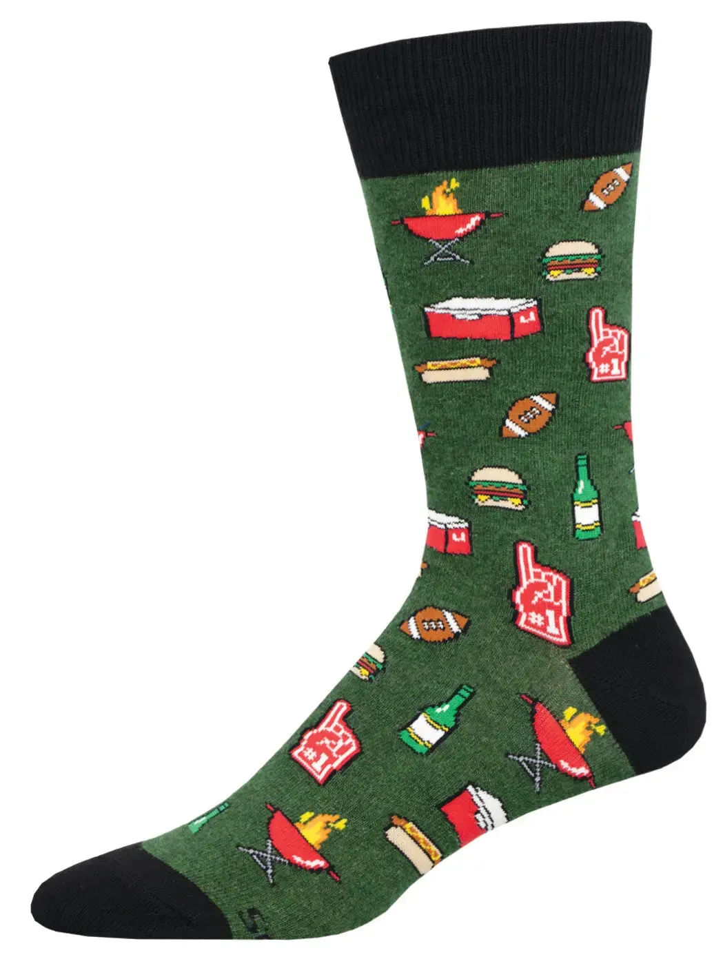 Men's SockSmith Tailgater's Delight – Fire Up Your Feet