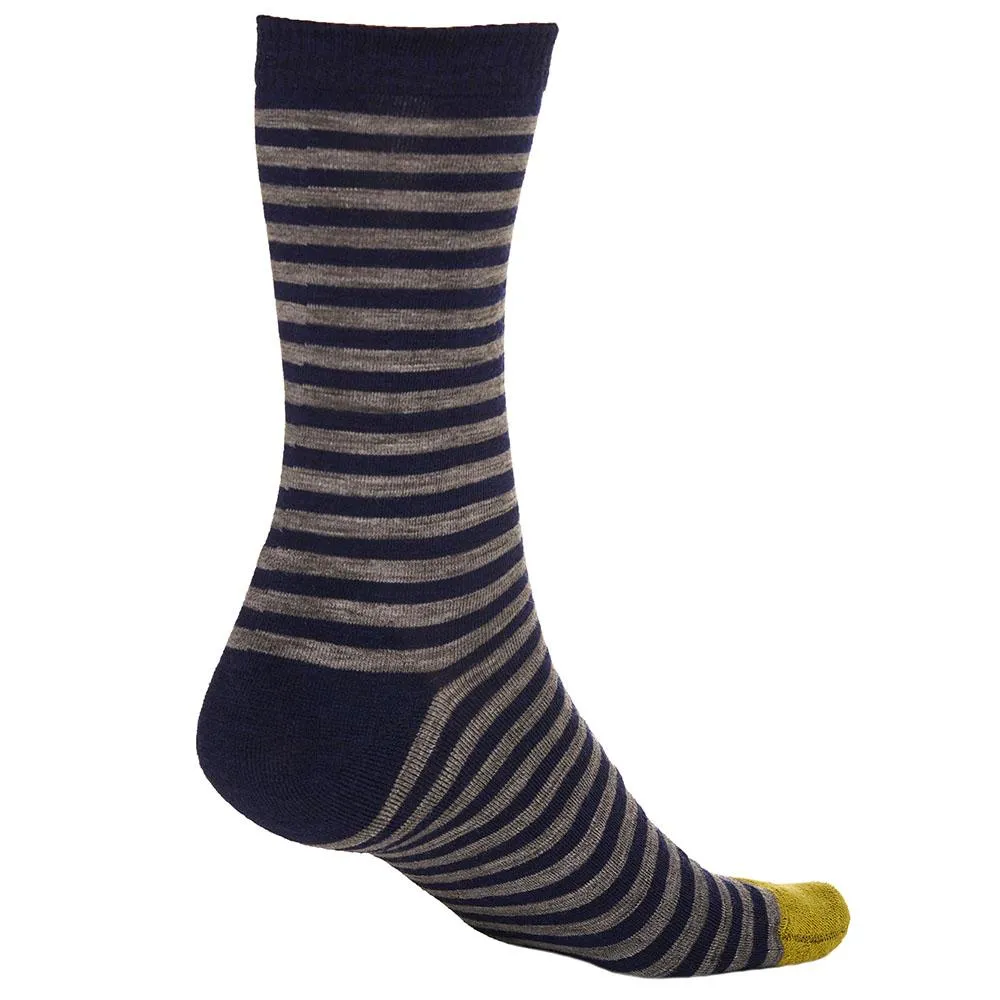 Merino Blend Everyday Socks (3 Pack - Navy/Lime)