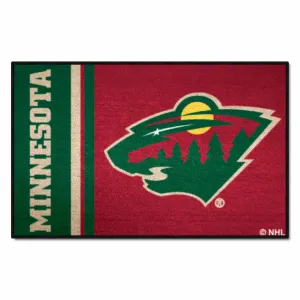 Minnesota Wild Starter Mat Accent Rug - 19in. x 30in., Uniform Design
