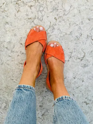 minor faults Angie Suede Peeptoe