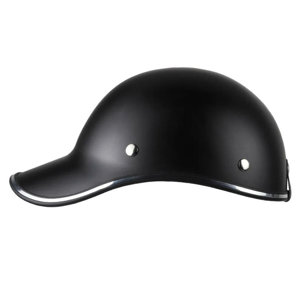 Motorcycle Helmet Bike Bicycle Baseball Cap Helmet Half Helmet for Men Women Adults