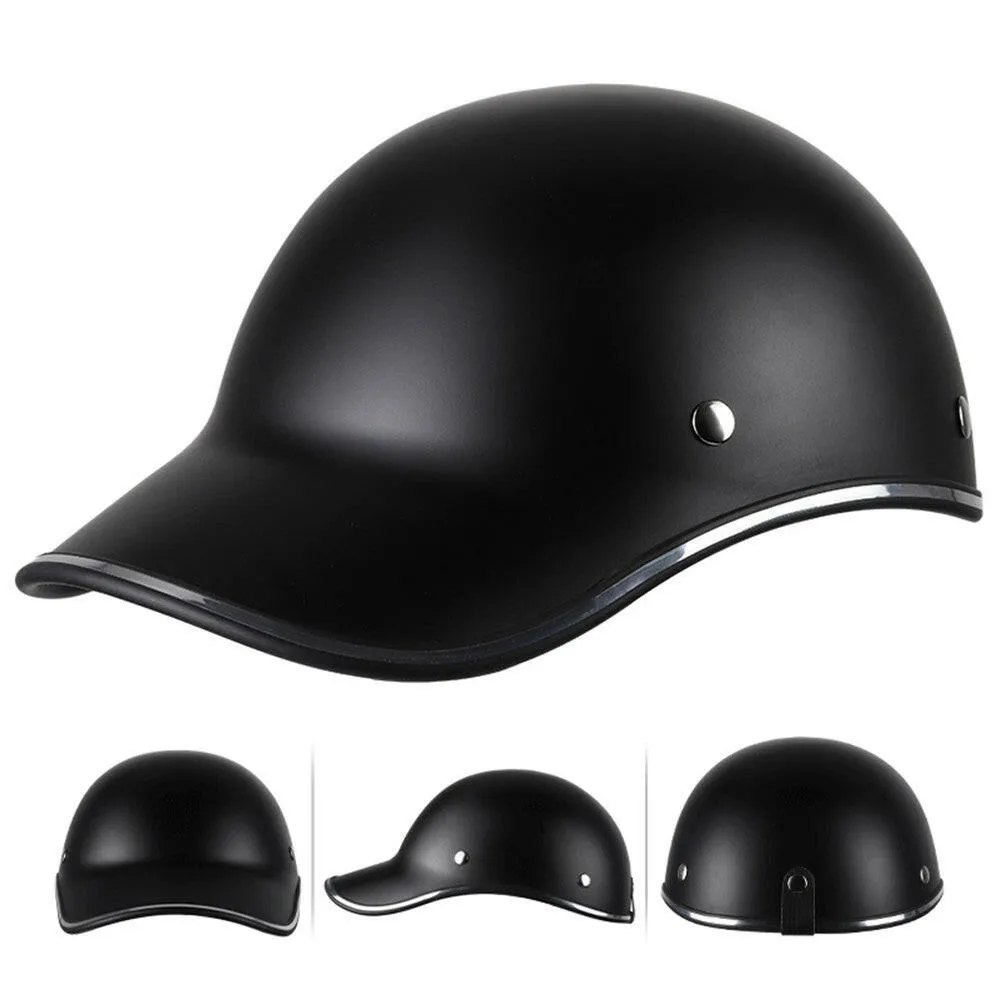 Motorcycle Helmet Bike Bicycle Baseball Cap Helmet Half Helmet for Men Women Adults