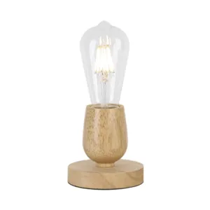 Mount Table Lamp Wooden Look