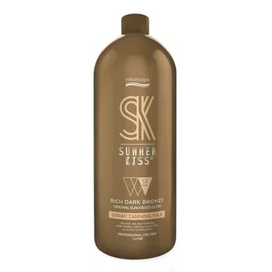 Natural Look Summer Kiss Rich Dark Bronze 12% Tanning Milk 1 litre [P]
