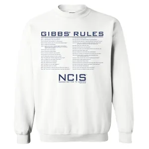 NCIS GIbbs Rules Fleece Crewneck Sweatshirt