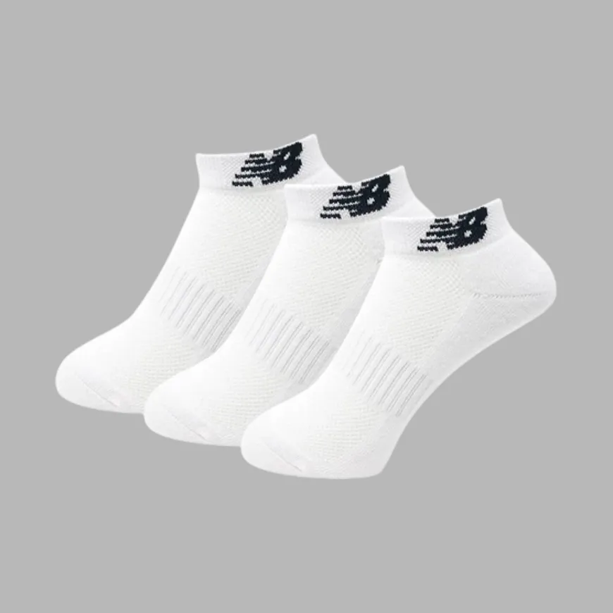 New Balance Response No Show Unisex Performance Socks White