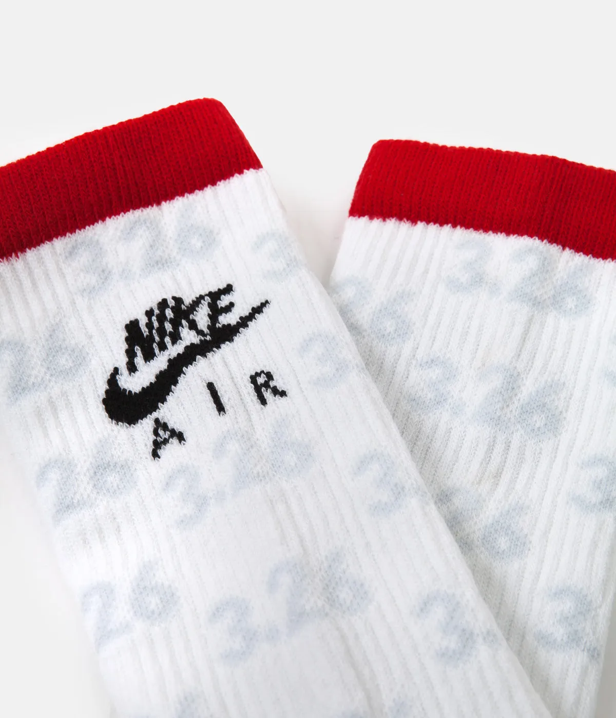 Nike SNKR Everyday Max Crew Socks - White / Volt / Black
