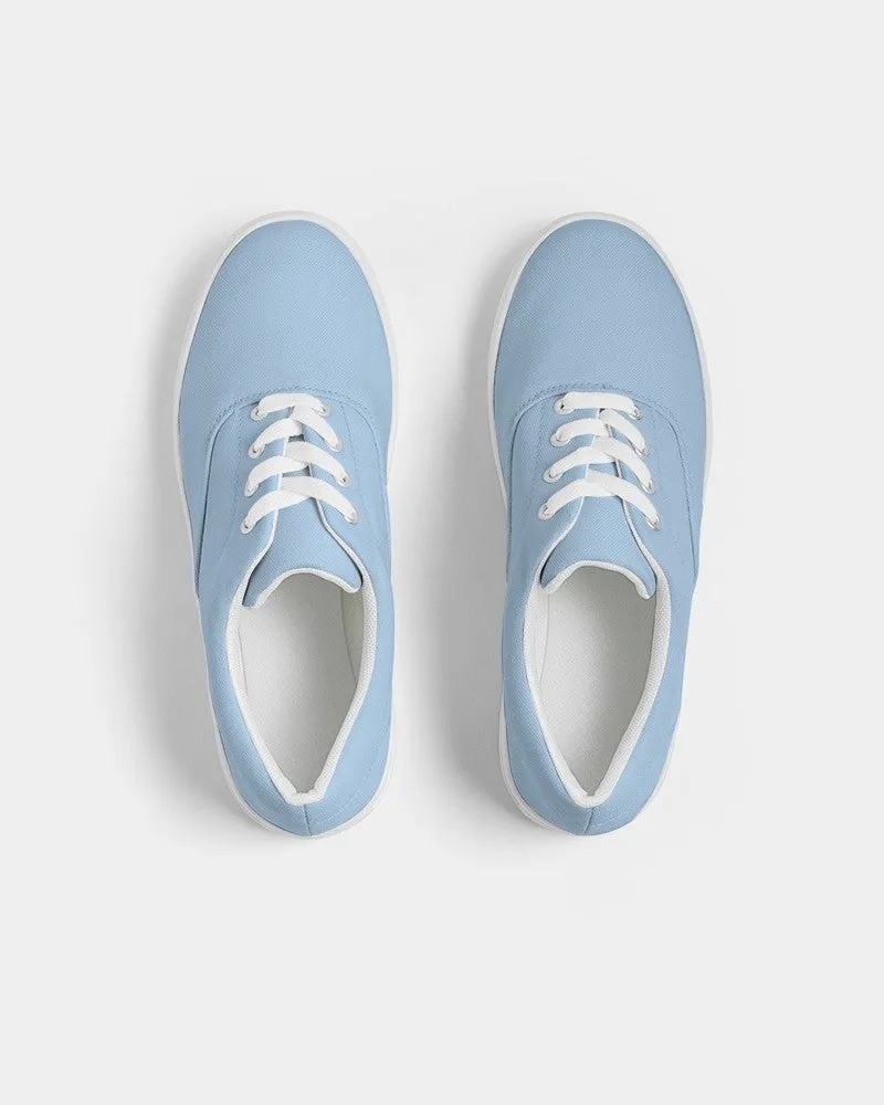 Pale Pastel Cyan Women's Canvas Sneakers | Women's | Bright Pale Pastel Cyan | C30M8Y0K0