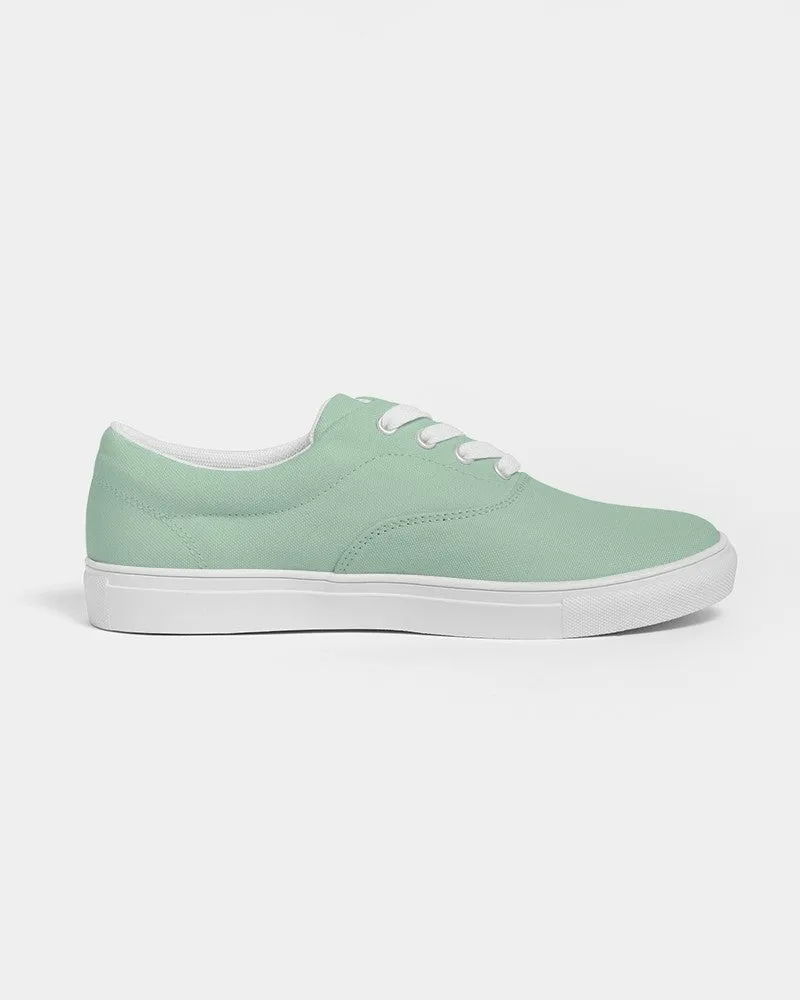 Pale Pastel Green Men's Canvas Sneakers | Men's | Bright Pale Pastel Green | C30M0Y30K0