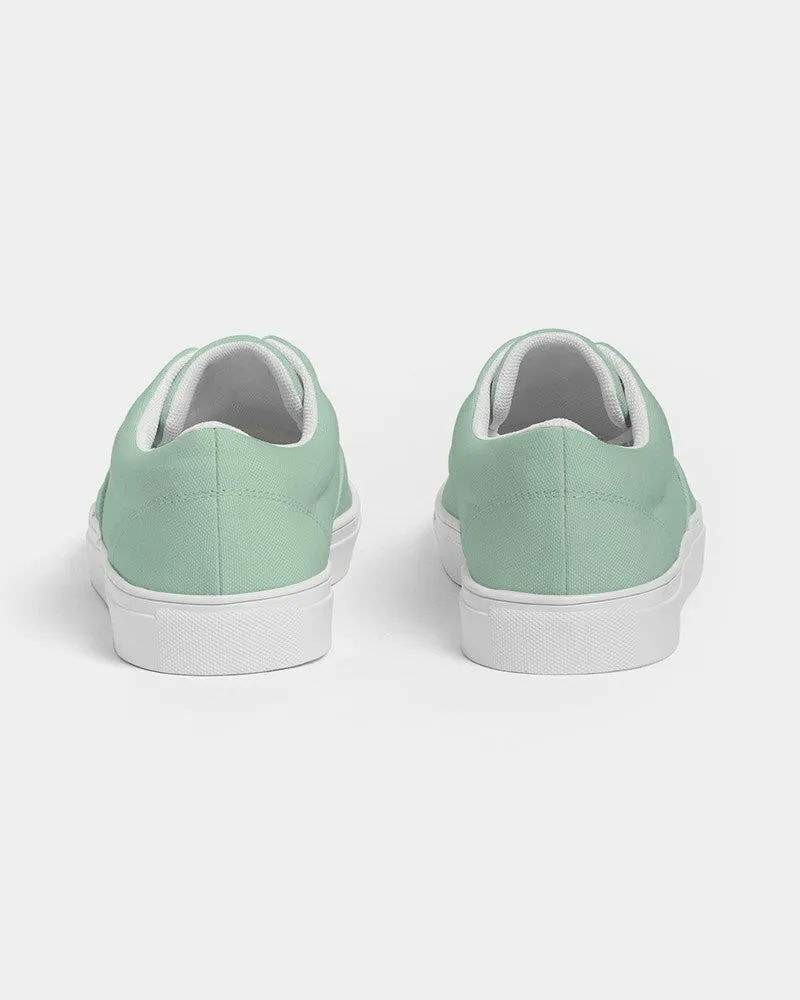 Pale Pastel Green Men's Canvas Sneakers | Men's | Bright Pale Pastel Green | C30M0Y30K0