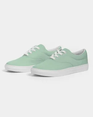Pale Pastel Green Men's Canvas Sneakers | Men's | Bright Pale Pastel Green | C30M0Y30K0