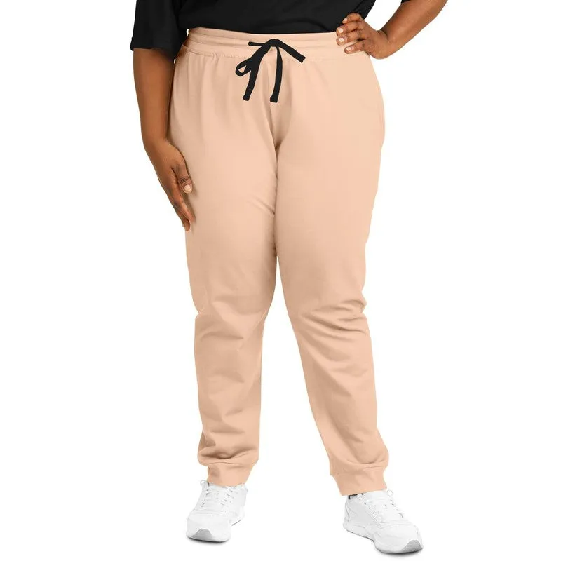 Pale Pastel Orange Joggers | Unisex | with PLUS sizes | Bright Pale Pastel Orange | C0M22Y30K0