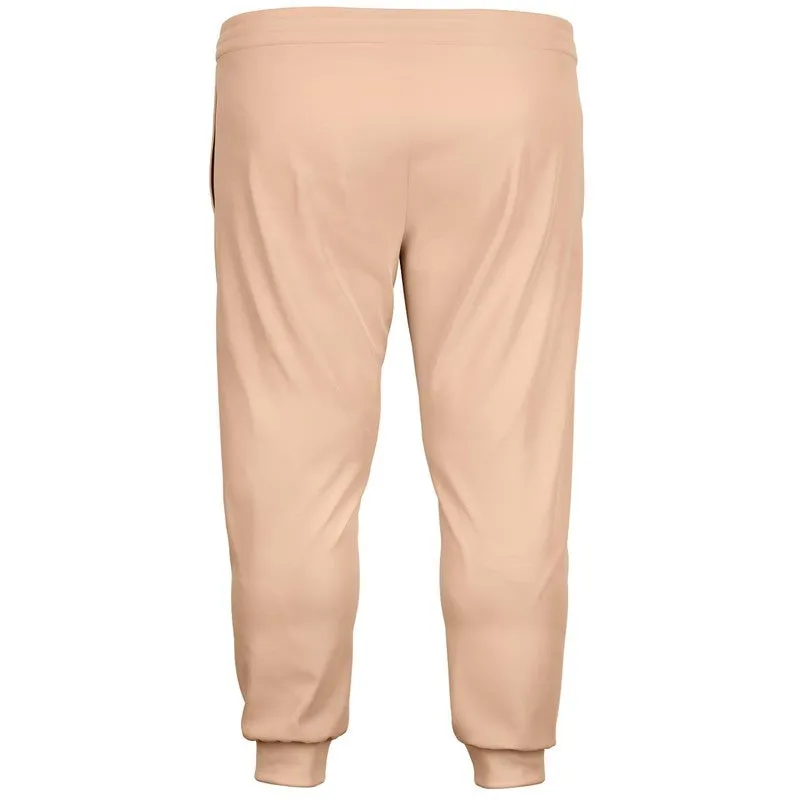 Pale Pastel Orange Joggers | Unisex | with PLUS sizes | Bright Pale Pastel Orange | C0M22Y30K0