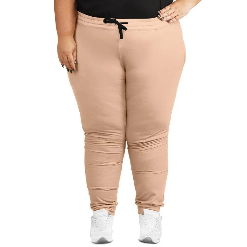 Pale Pastel Orange Joggers | Unisex | with PLUS sizes | Bright Pale Pastel Orange | C0M22Y30K0