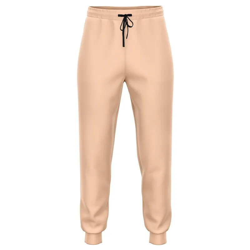 Pale Pastel Orange Joggers | Unisex | with PLUS sizes | Bright Pale Pastel Orange | C0M22Y30K0