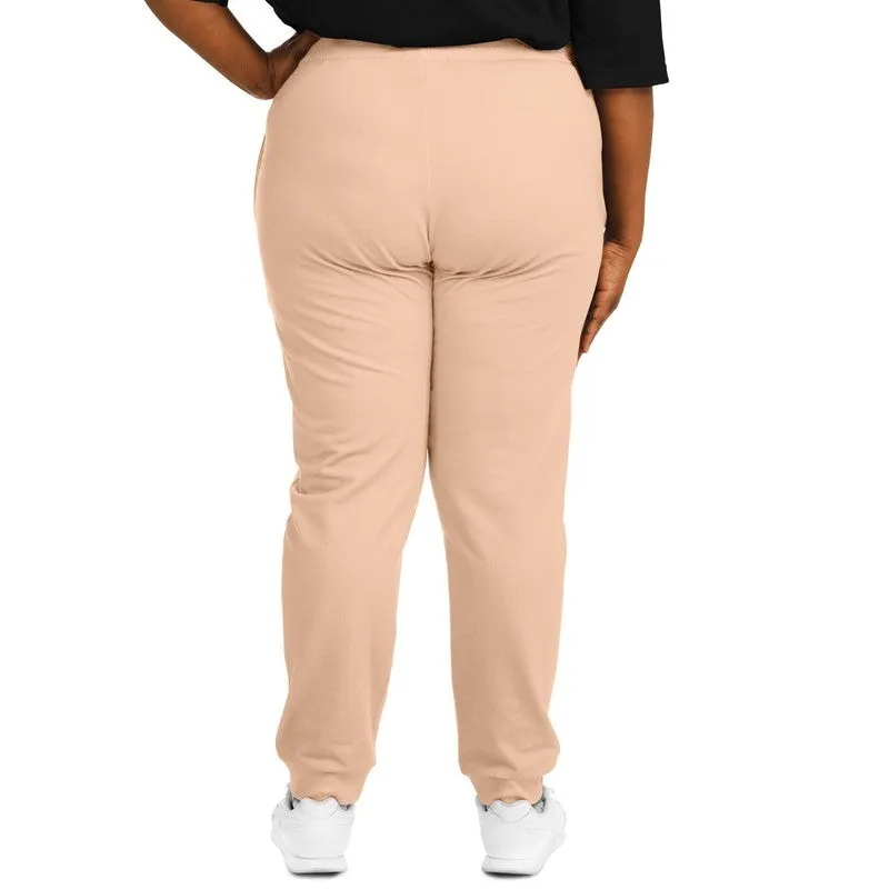 Pale Pastel Orange Joggers | Unisex | with PLUS sizes | Bright Pale Pastel Orange | C0M22Y30K0
