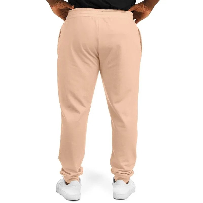 Pale Pastel Orange Joggers | Unisex | with PLUS sizes | Bright Pale Pastel Orange | C0M22Y30K0