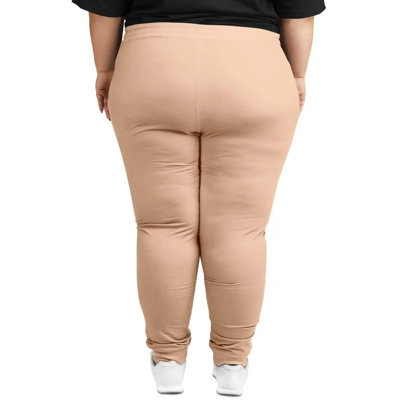 Pale Pastel Orange Joggers | Unisex | with PLUS sizes | Bright Pale Pastel Orange | C0M22Y30K0