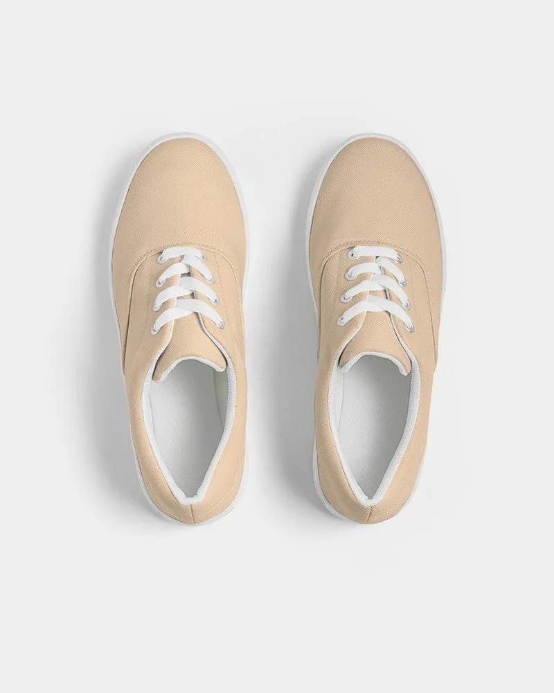 Pale Pastel Orange Women's Canvas Sneakers | Women's | Bright Pale Pastel Orange | C0M15Y30K0