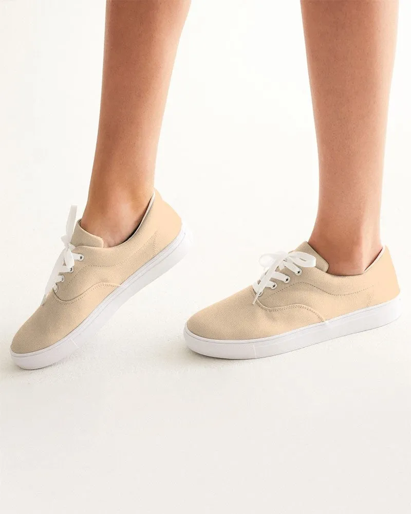 Pale Pastel Orange Women's Canvas Sneakers | Women's | Bright Pale Pastel Orange | C0M15Y30K0