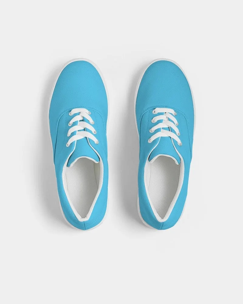 Pastel Cyan Women's Canvas Sneakers | Women's | Bright Pastel Cyan | C60M0Y0K0