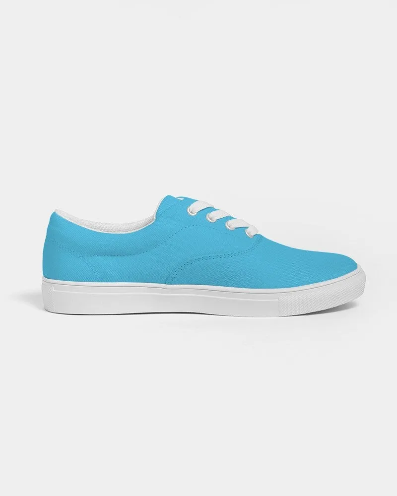 Pastel Cyan Women's Canvas Sneakers | Women's | Bright Pastel Cyan | C60M0Y0K0