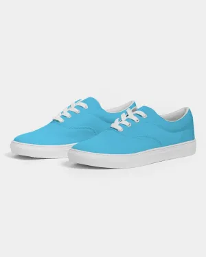 Pastel Cyan Women's Canvas Sneakers | Women's | Bright Pastel Cyan | C60M0Y0K0