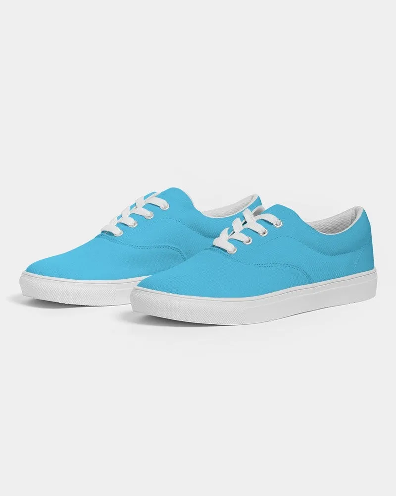 Pastel Cyan Women's Canvas Sneakers | Women's | Bright Pastel Cyan | C60M0Y0K0