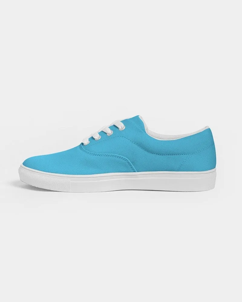 Pastel Cyan Women's Canvas Sneakers | Women's | Bright Pastel Cyan | C60M0Y0K0