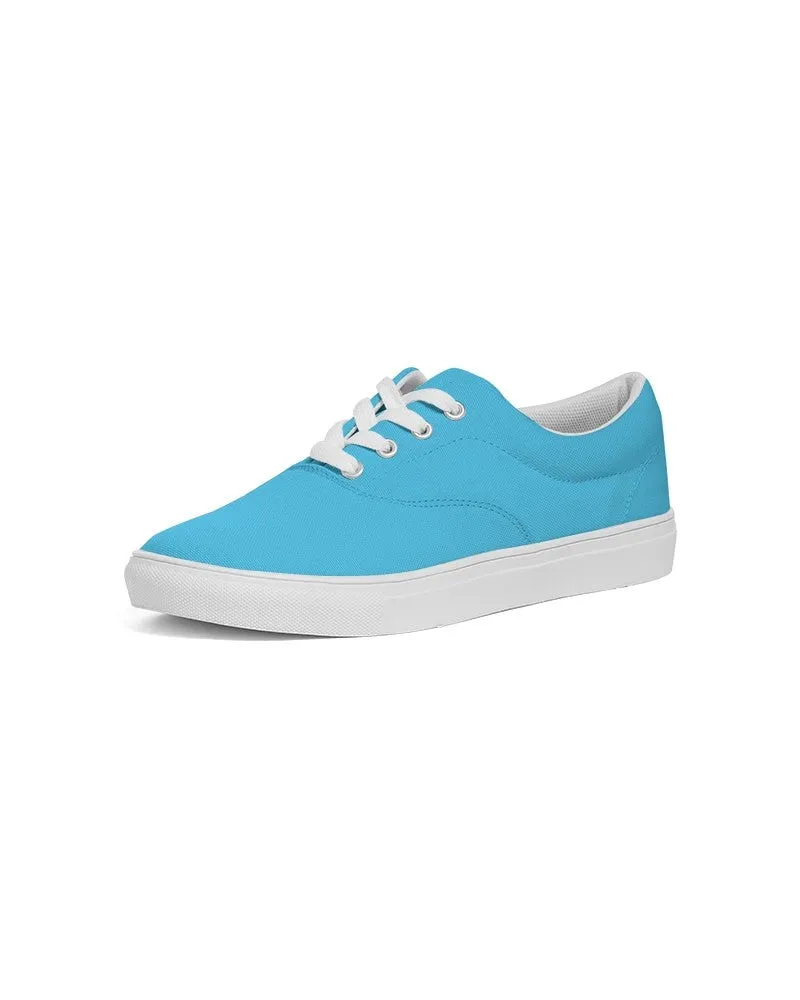 Pastel Cyan Women's Canvas Sneakers | Women's | Bright Pastel Cyan | C60M0Y0K0