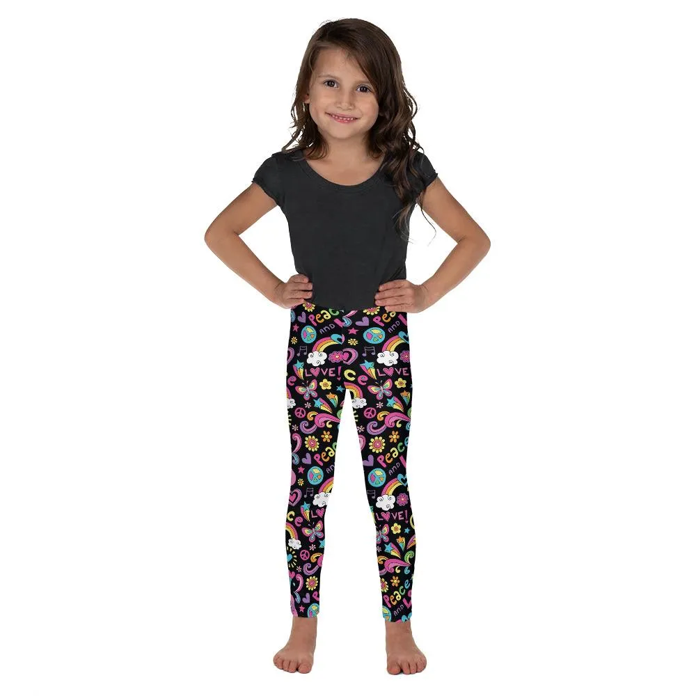 Peace and Love Kid's Leggings