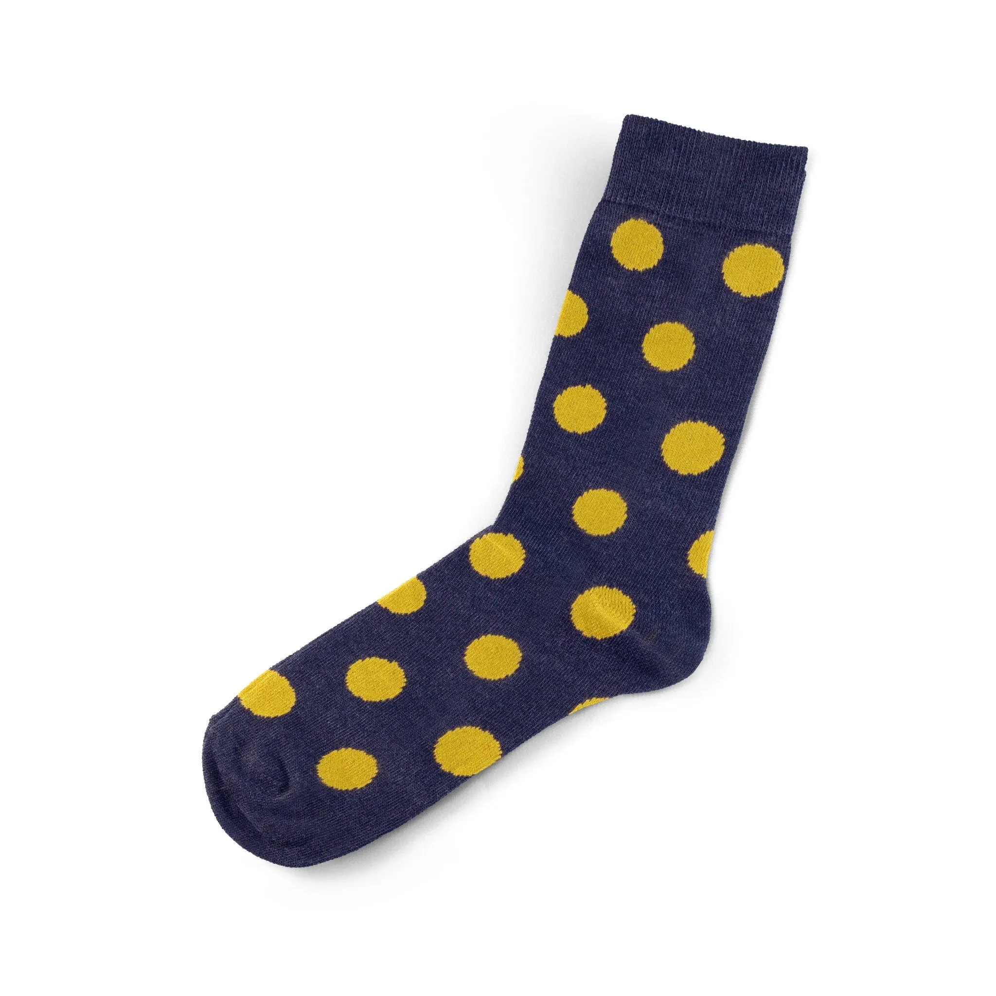 Polka Dot Socks Yellow Socks Black Socks Fashion Socks Stylish Sock Men Socks Cozy Socks Mid Calf Socks Cotton Socks Unisex Socks Colorful