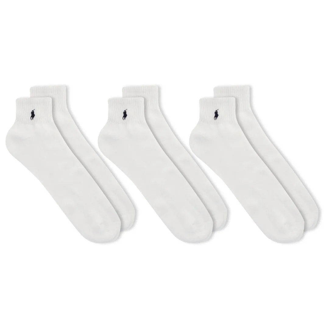 Polo Ralph Lauren Cushioned Quarter 3Pk
