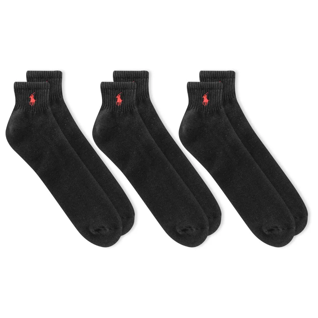Polo Ralph Lauren Cushioned Quarter 3Pk