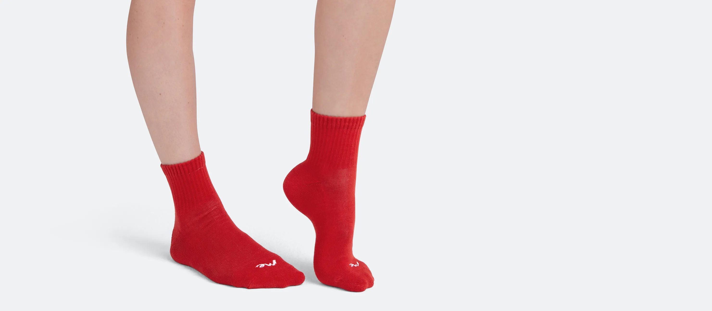 Quarter Sock | Candy Apple