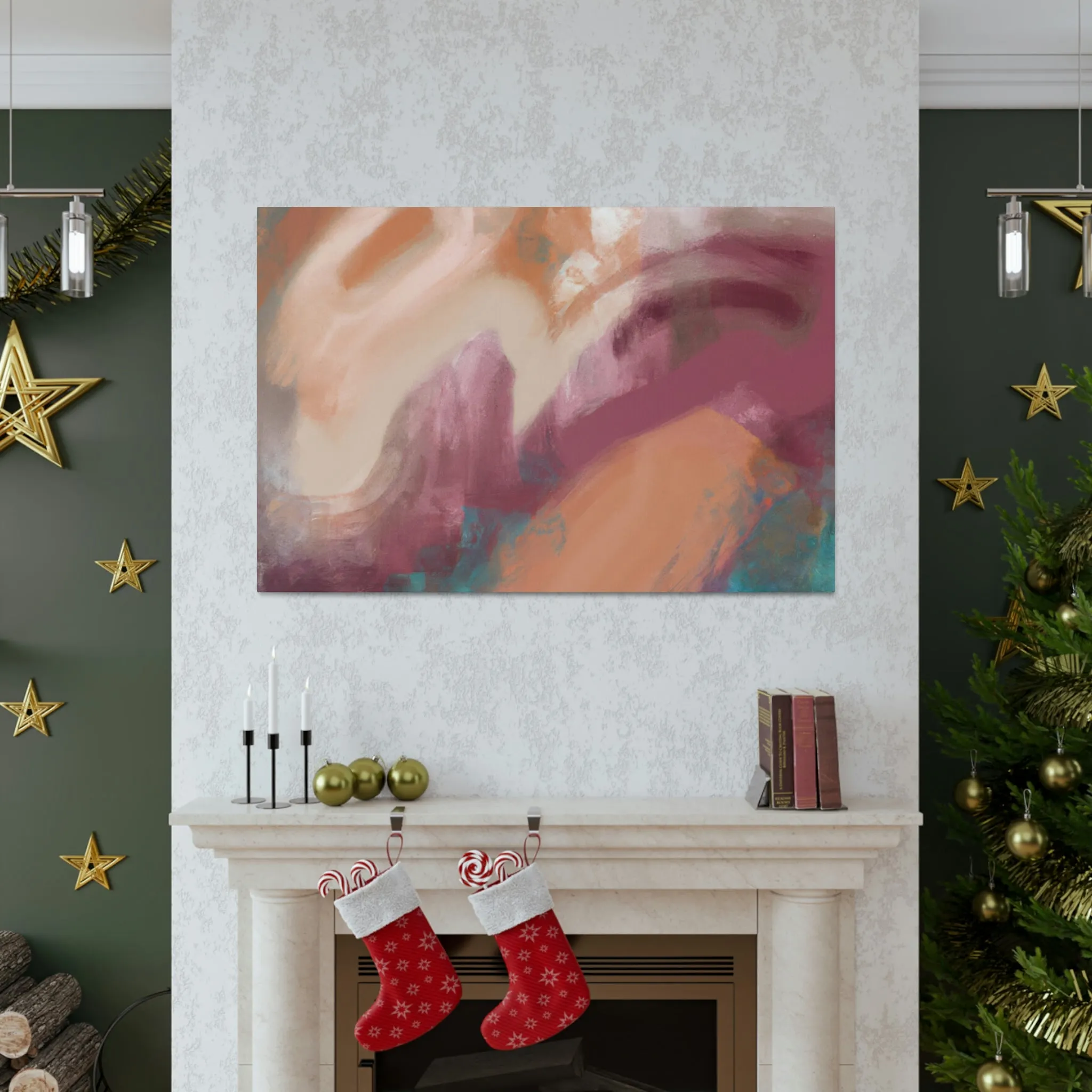 "Vibrant Glow" - Canvas