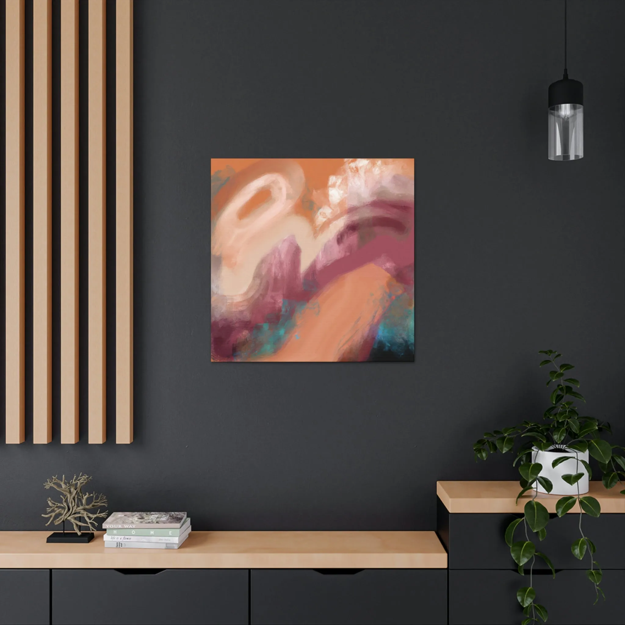 "Vibrant Glow" - Canvas