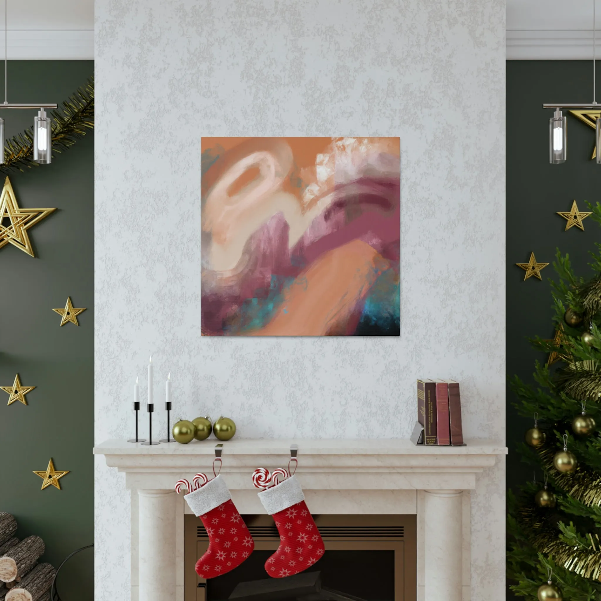"Vibrant Glow" - Canvas