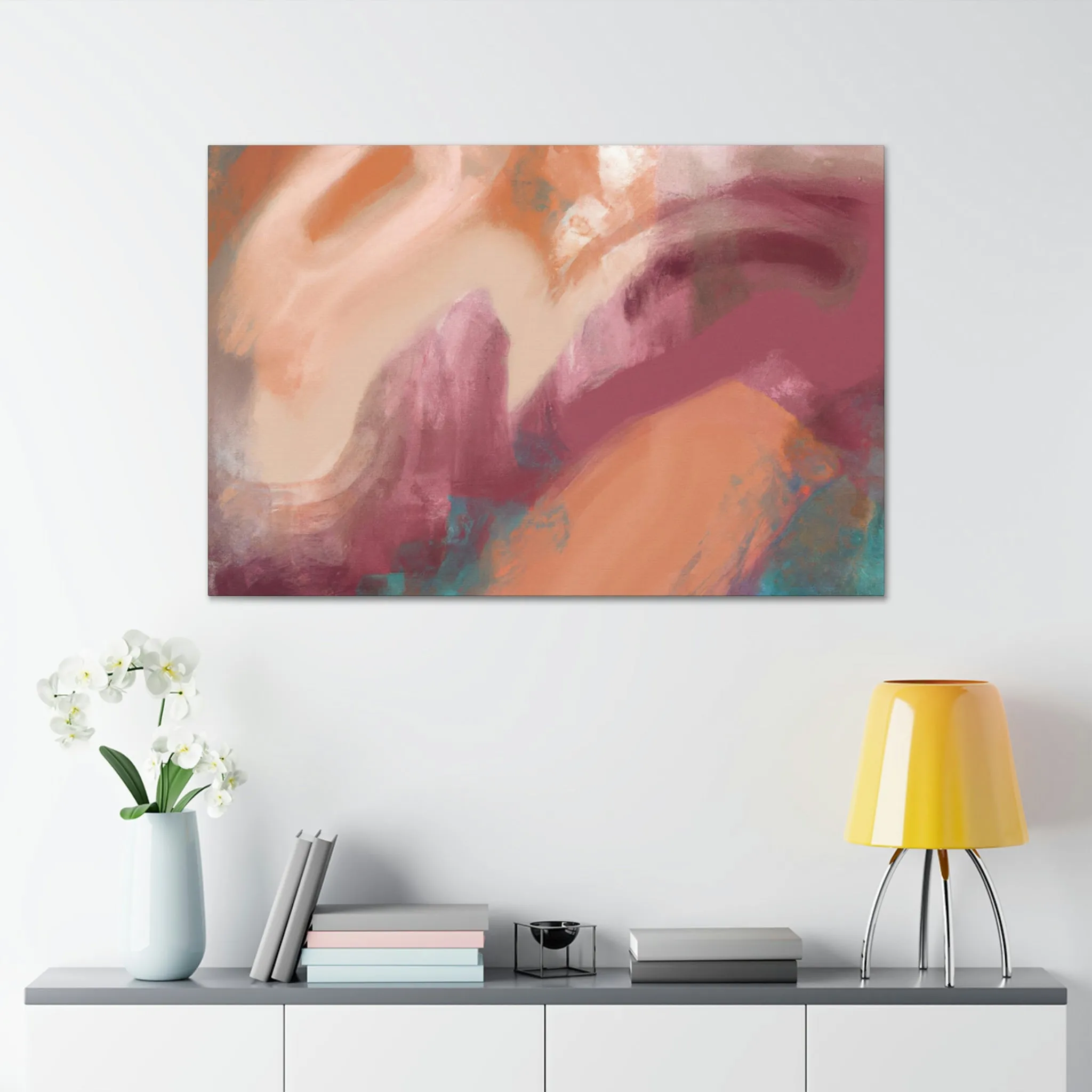 "Vibrant Glow" - Canvas