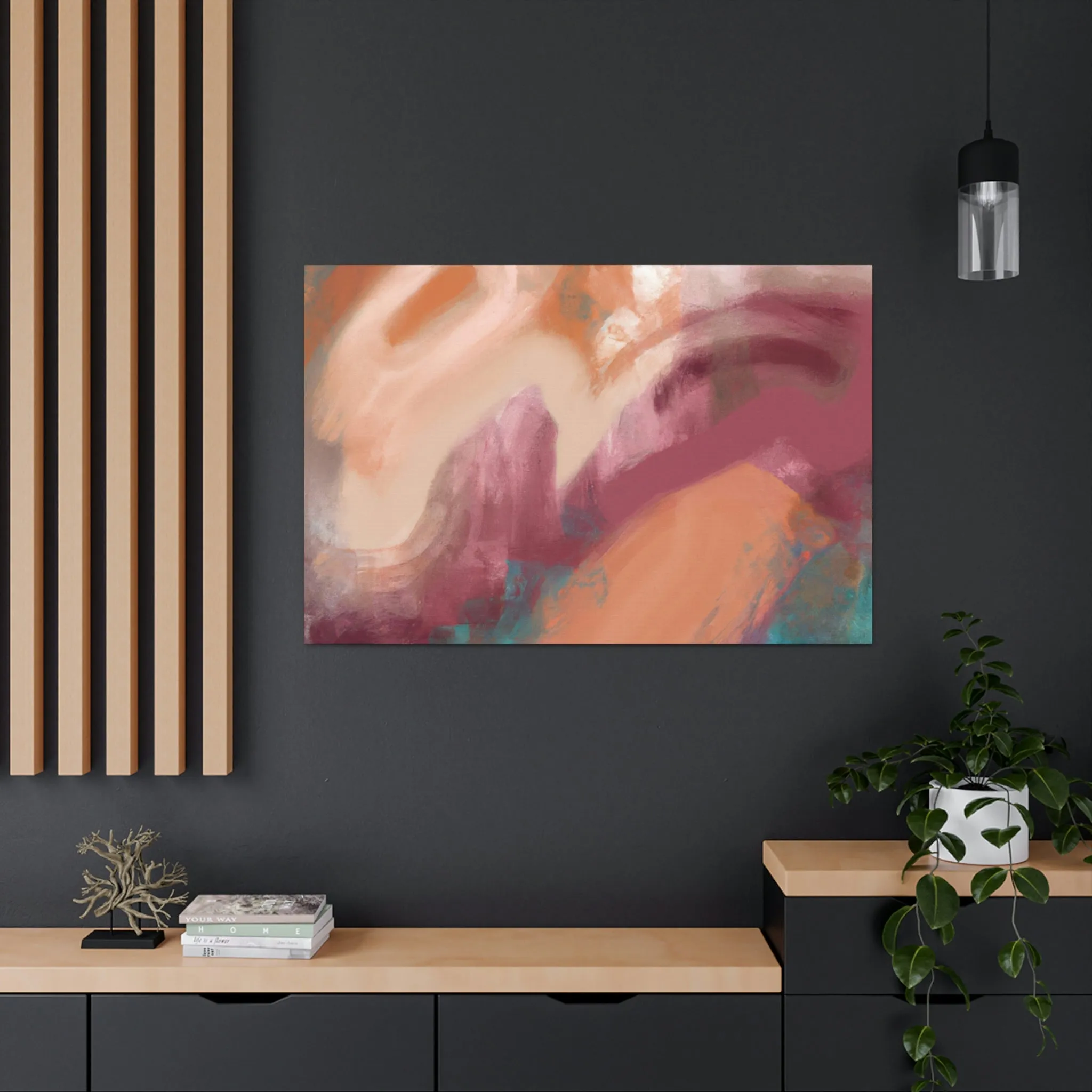 "Vibrant Glow" - Canvas
