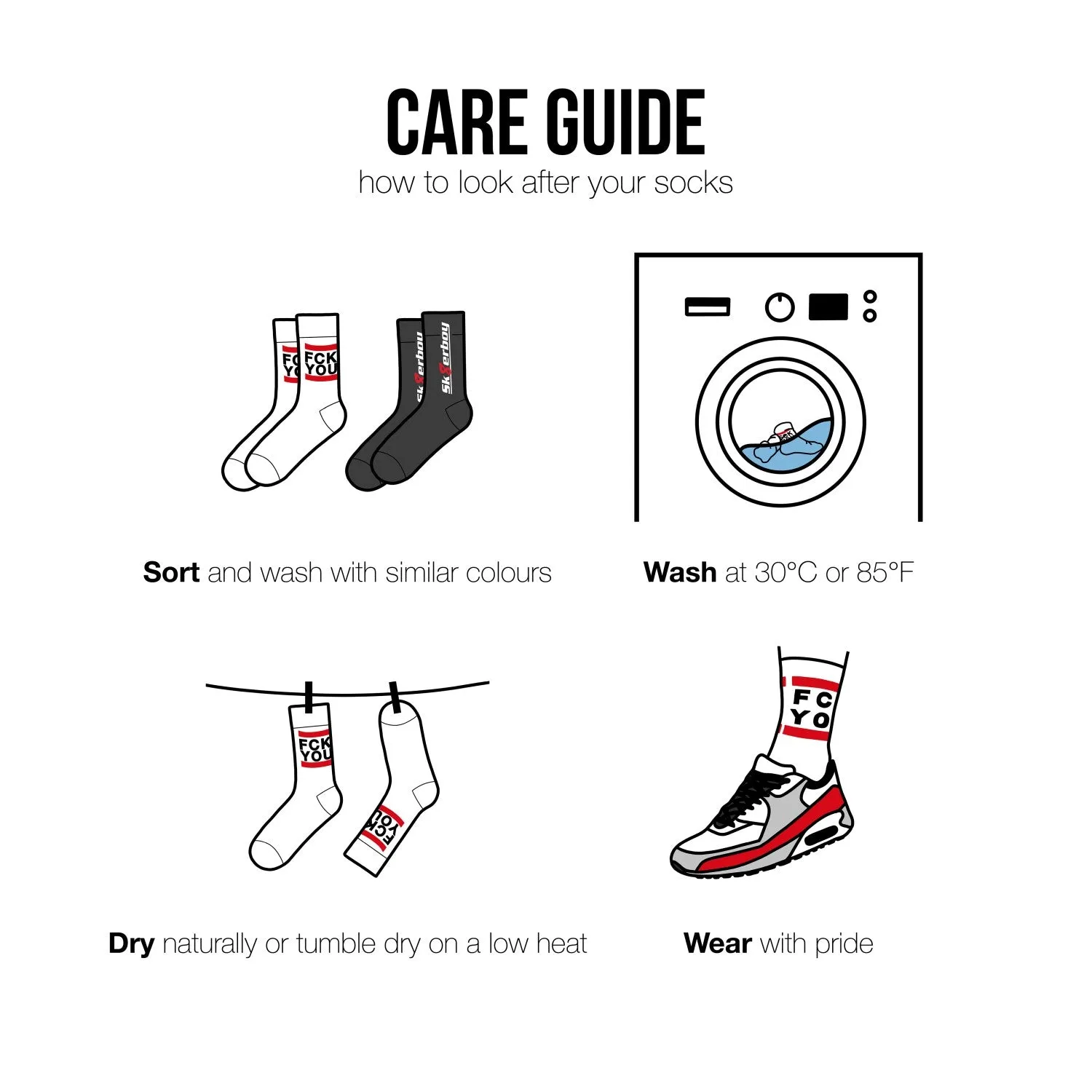 Sk8erboy® MX Socks rot