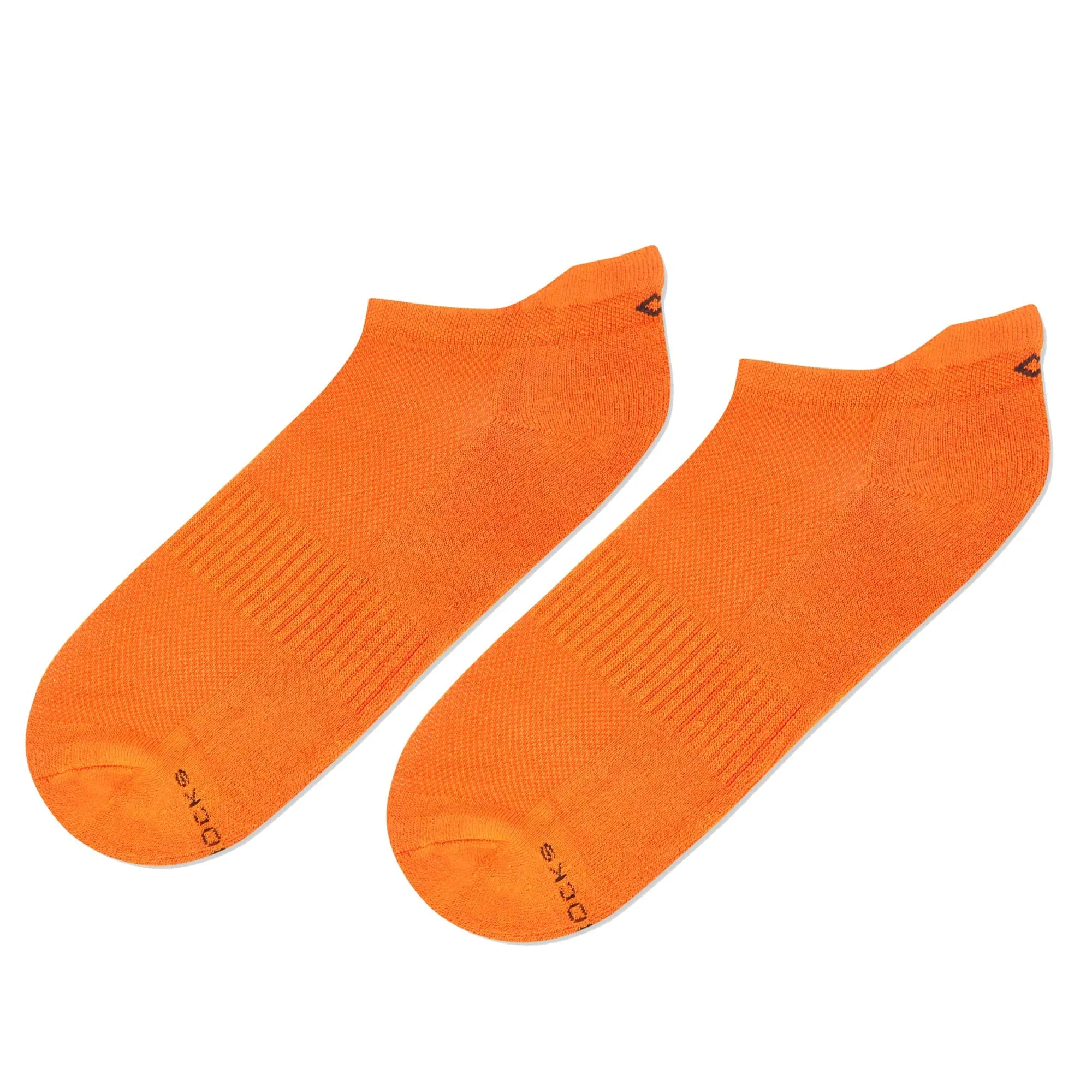 Solid Orange Bamboo Unisex Ankle Length Socks