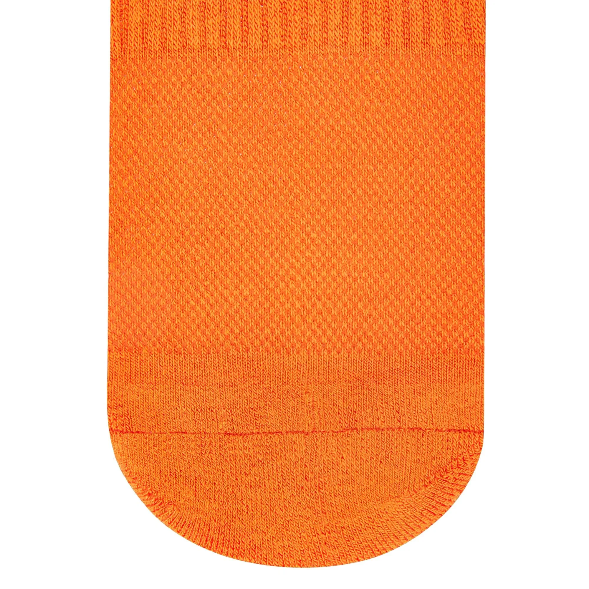 Solid Orange Bamboo Unisex Ankle Length Socks